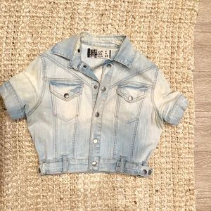 Cropped Denim Jacket